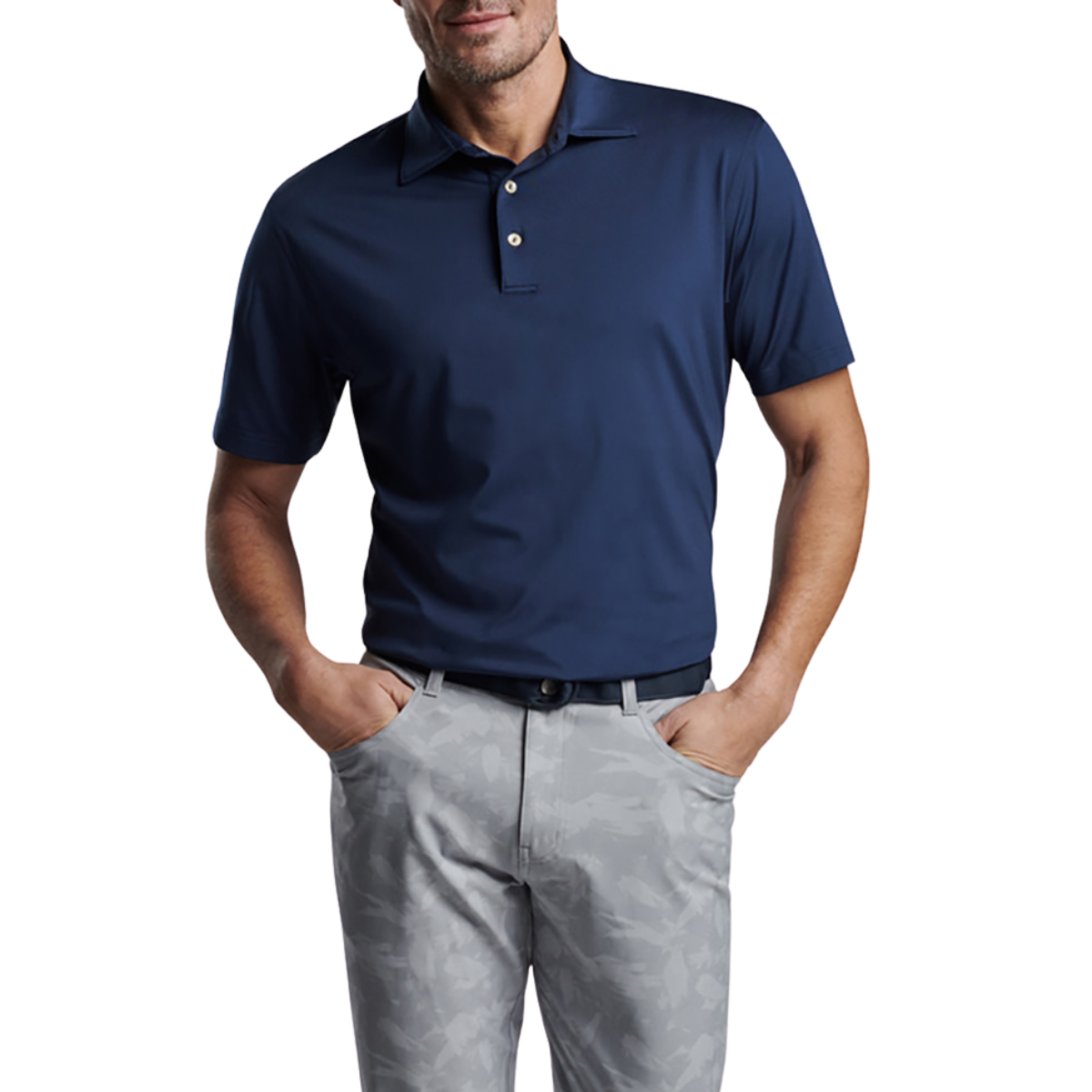 Peter Millar Men's Solid Performance Polo T-shirt