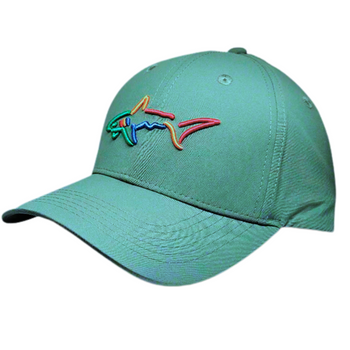 Greg Norman Men's Shark Logo Adjustable Golf Cap