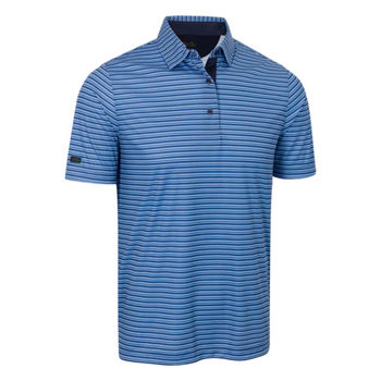 Greg Norman Men's ML75 Holiday Stripe Polo T-Shirt (US Size)