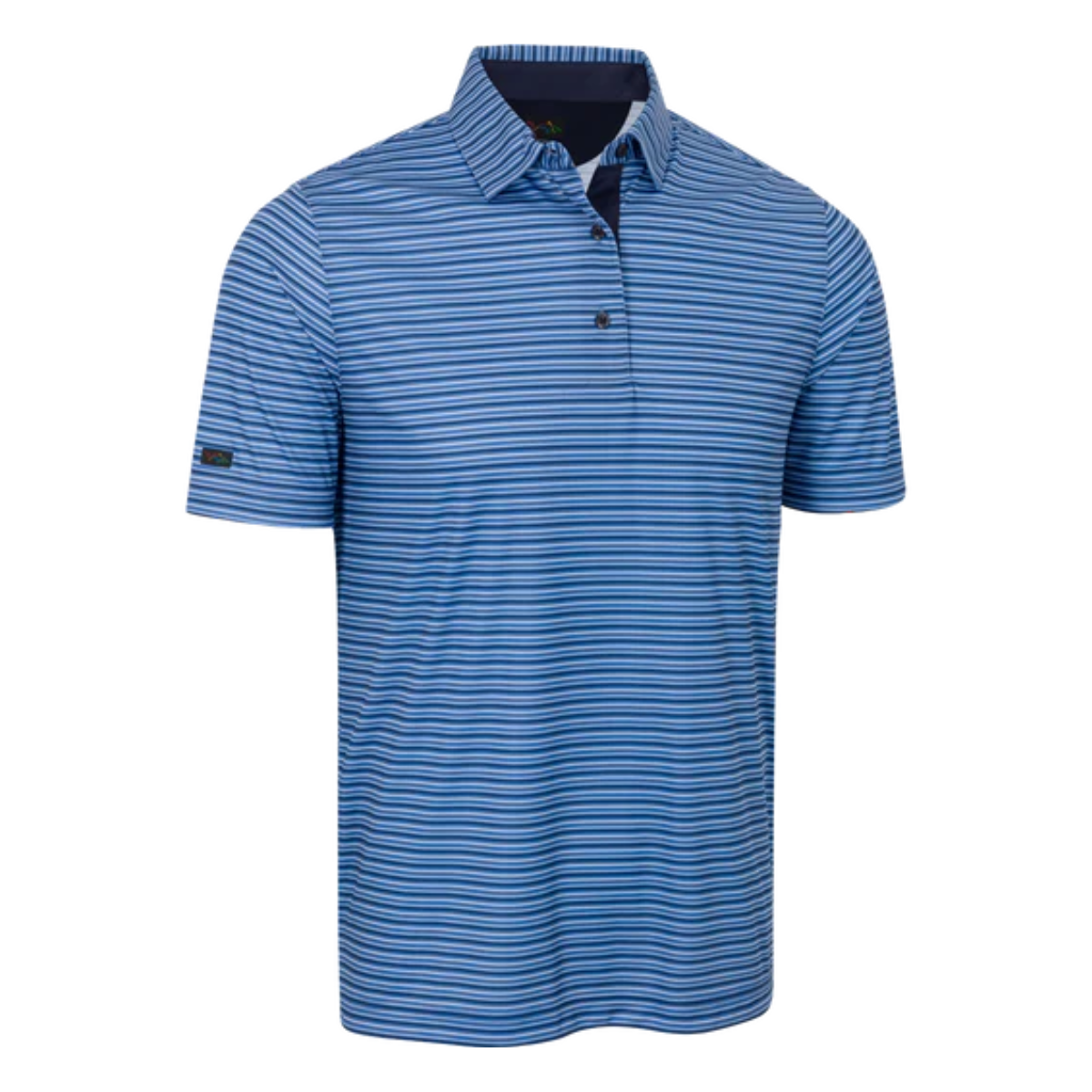 Greg Norman Men's ML75 Holiday Stripe Polo T-Shirt (US Size)