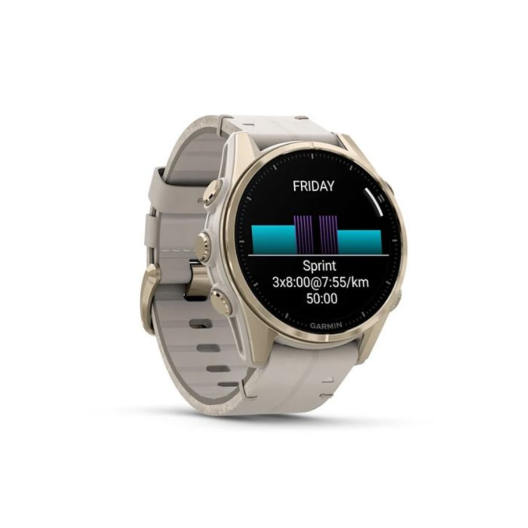 Garmin fenix 8 Amoled Smartwatch - 43m - Saphhire/soft gold