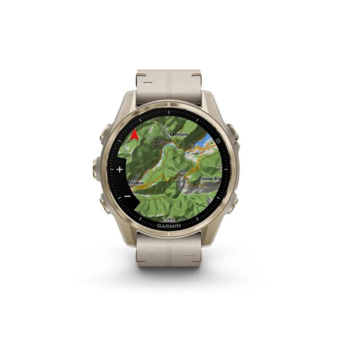 Garmin fenix 8 Amoled Smartwatch - 43m - Saphhire/soft gold