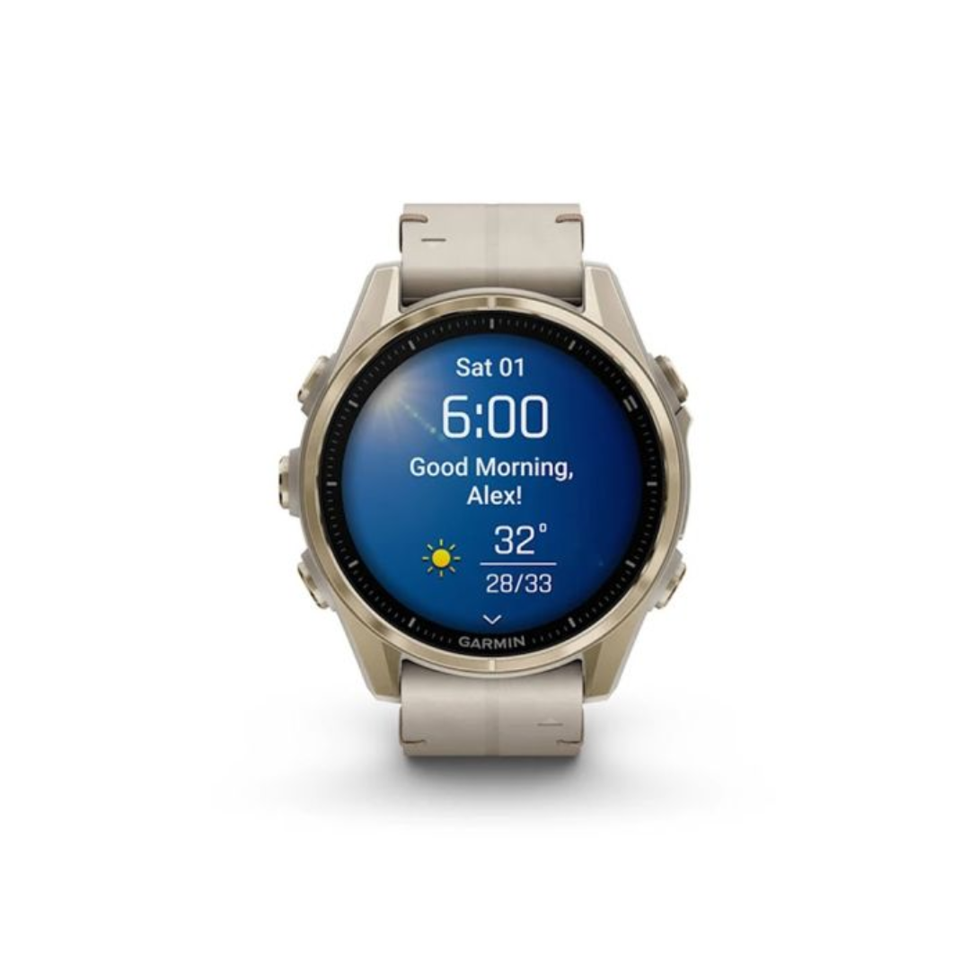 Garmin fenix 8 Amoled Smartwatch - 43m - Saphhire/soft gold