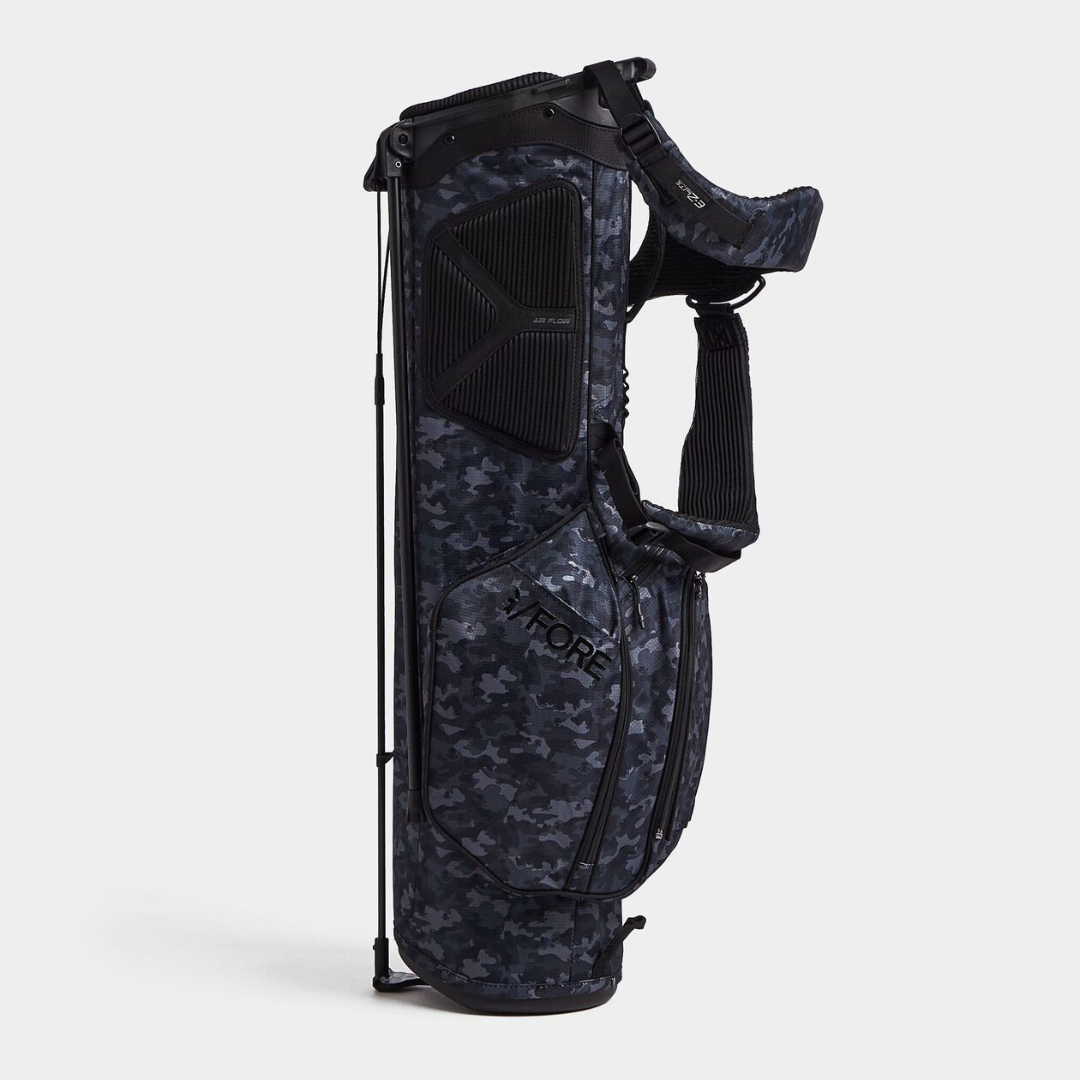 G/FORE Camo Lightweight Carry Golf Bag - Black Camo