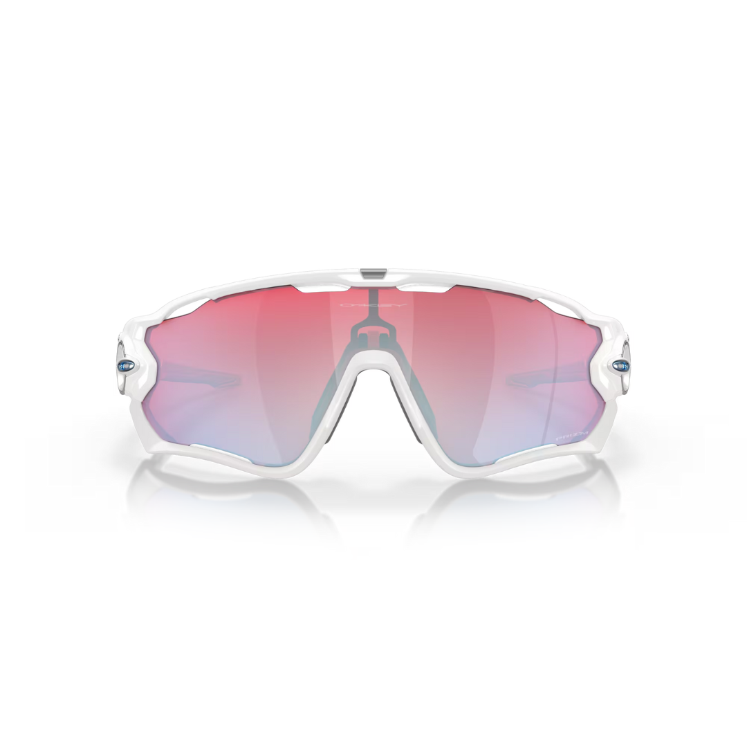 Oakley 0009290 JawBreaker Polished White Prizm Snow Sapphire Irid Sunglasses- Only Prepaid Order