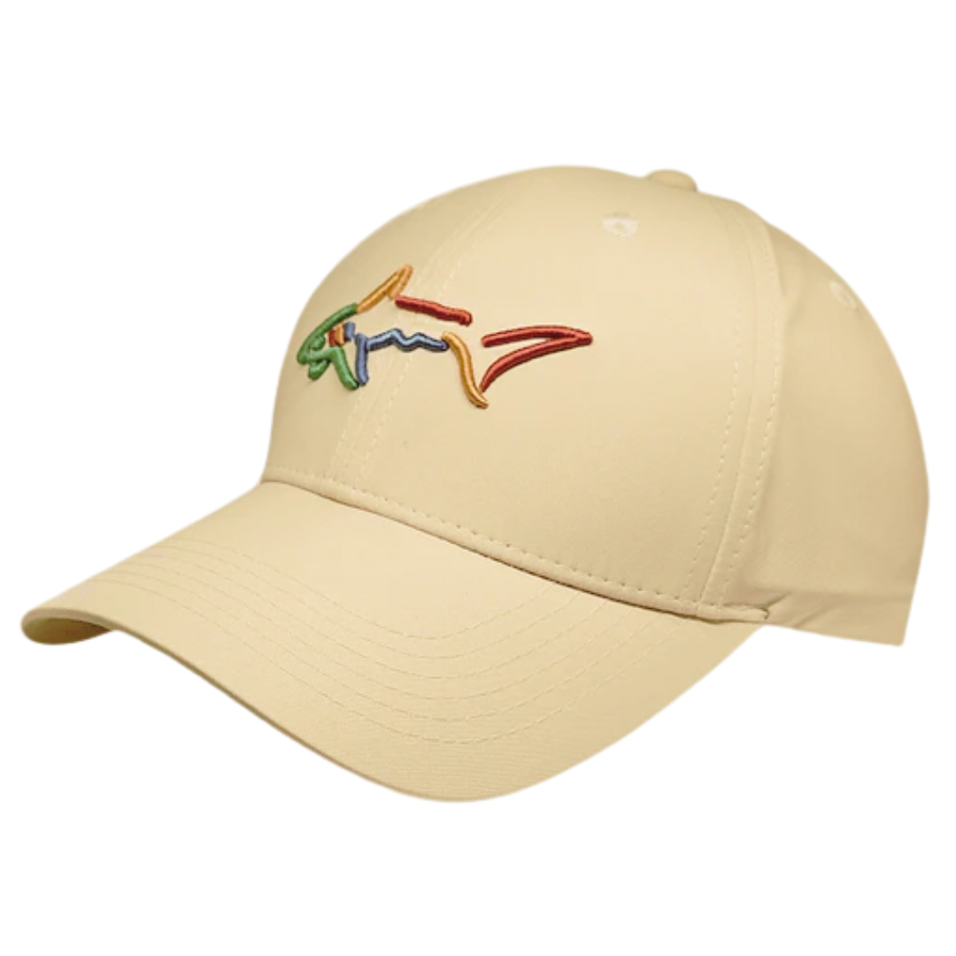 Greg Norman Men's Shark Logo Adjustable Golf Cap