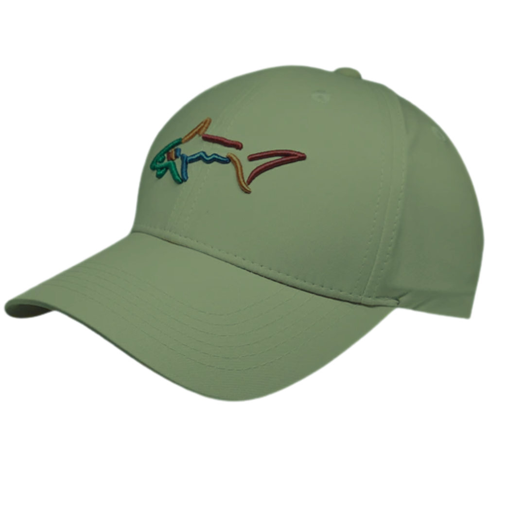 Greg Norman Men's Shark Logo Adjustable Golf Cap