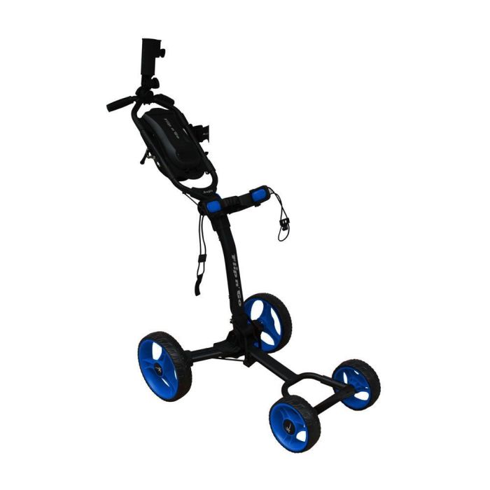 Axglo Trilite 'Flip N Go' Four Wheel Golf Push Cart