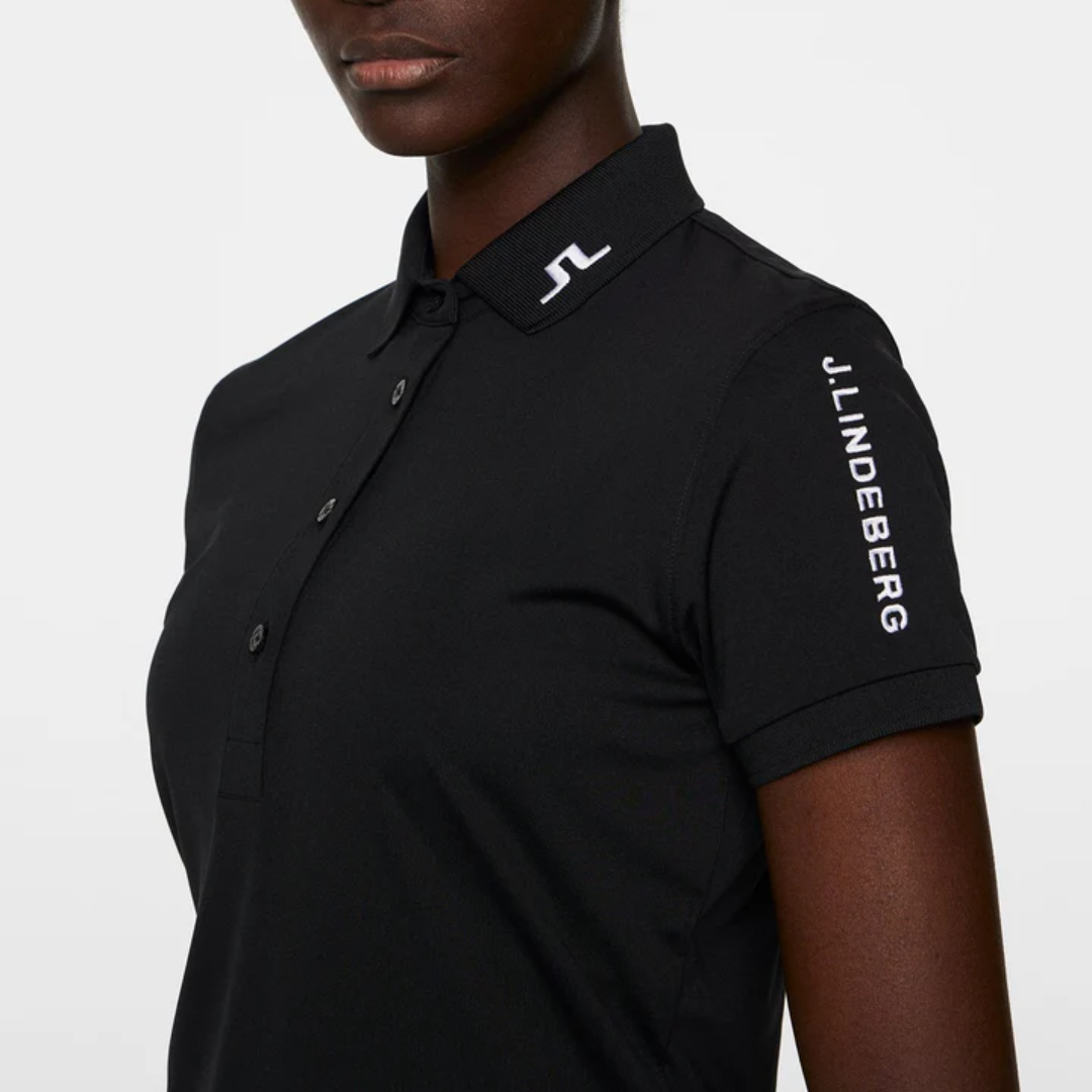 J Lindeberg Womens Tour Tech Golf Polo T-Shirt