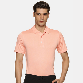 Firstcut Uphill Peach Golf Polo Tshirt (Indian Size)