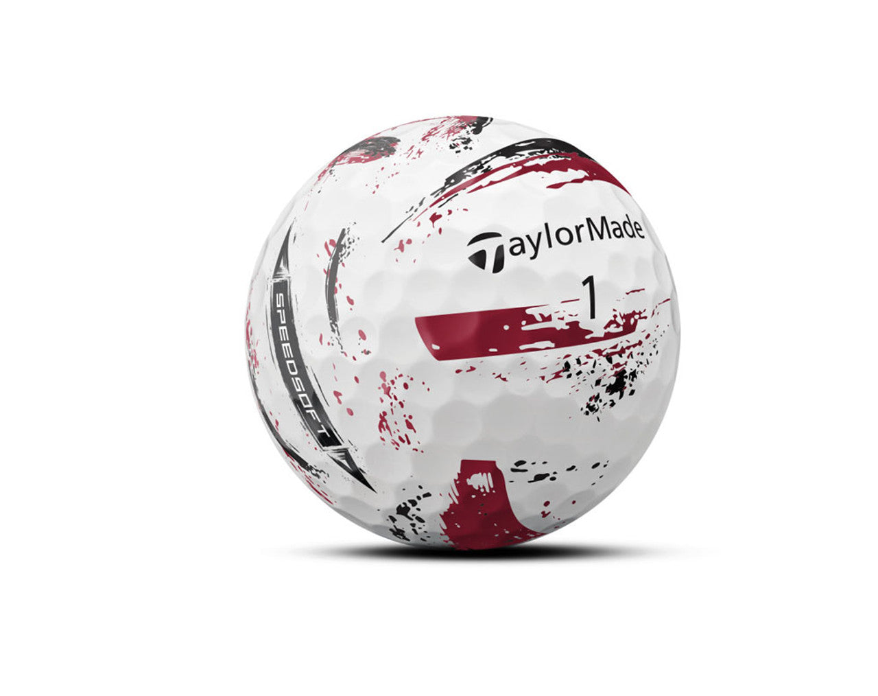 TaylorMade 2024 SpeedSoft Ink Red Golf Balls