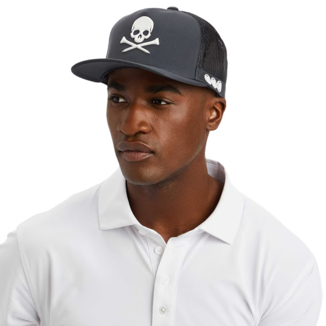 G/FORE Men's Skull & T'S Trucker Adjustable Cap