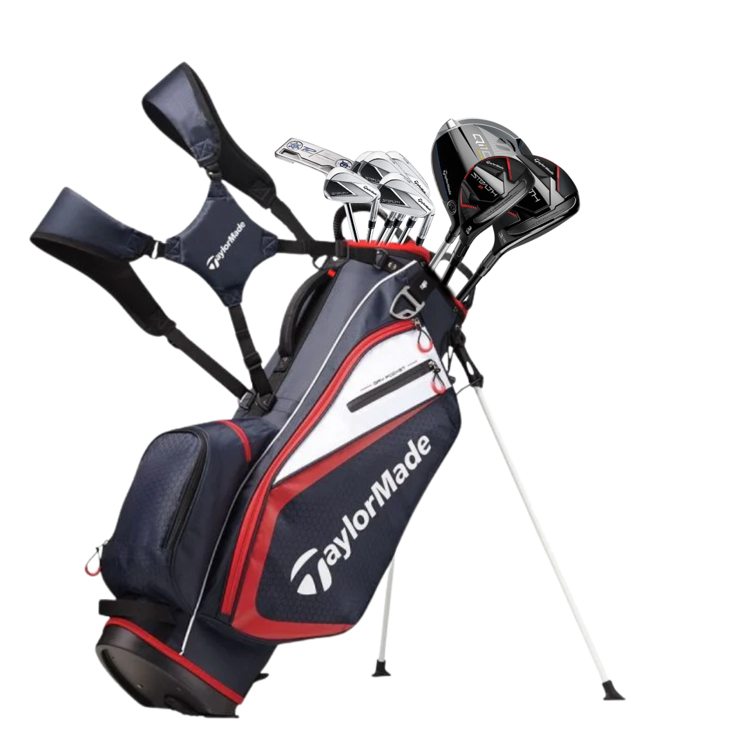 Taylormade Qi10/Stealth 2 Graphite Golf Set - Right Hand - Regular Flex - 11 Clubs + Bag