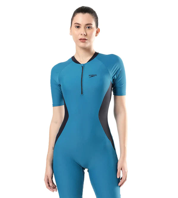 Speedo Women's Endurance Essential Panel Kneesuit Swimwear