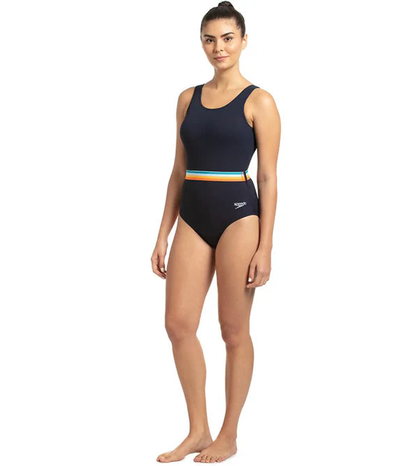 •	Women's Endurance+ Belted U-Back One Piece