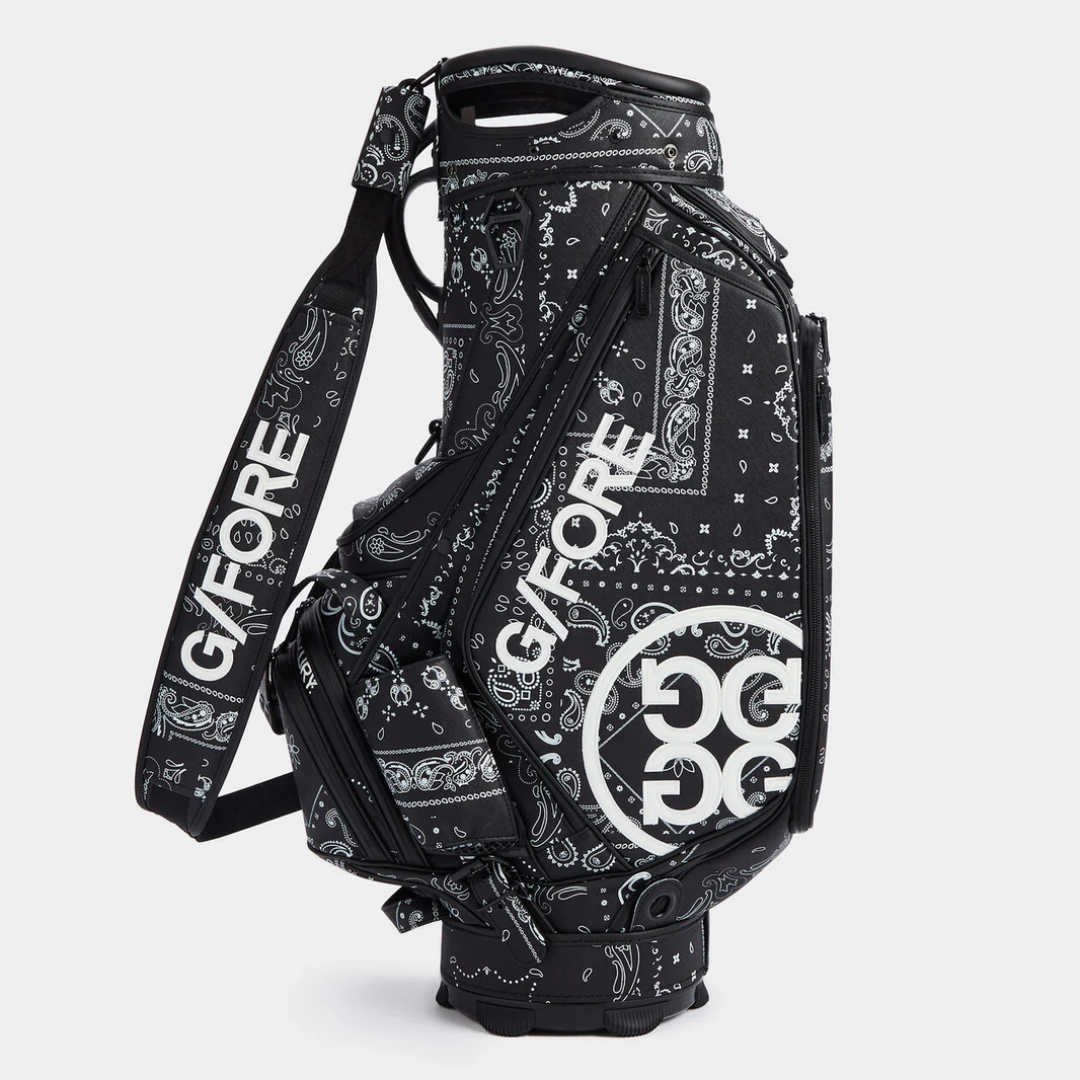 G/Fore Saffiano Bandana Print Tour Golf Bag