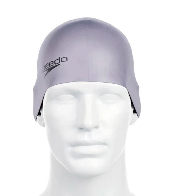 Speedo Unisex Plain Moulded Silicone Swim Cap