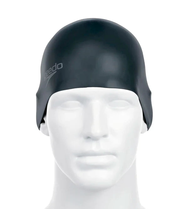 Speedo Unisex Plain Moulded Silicone Swim Cap