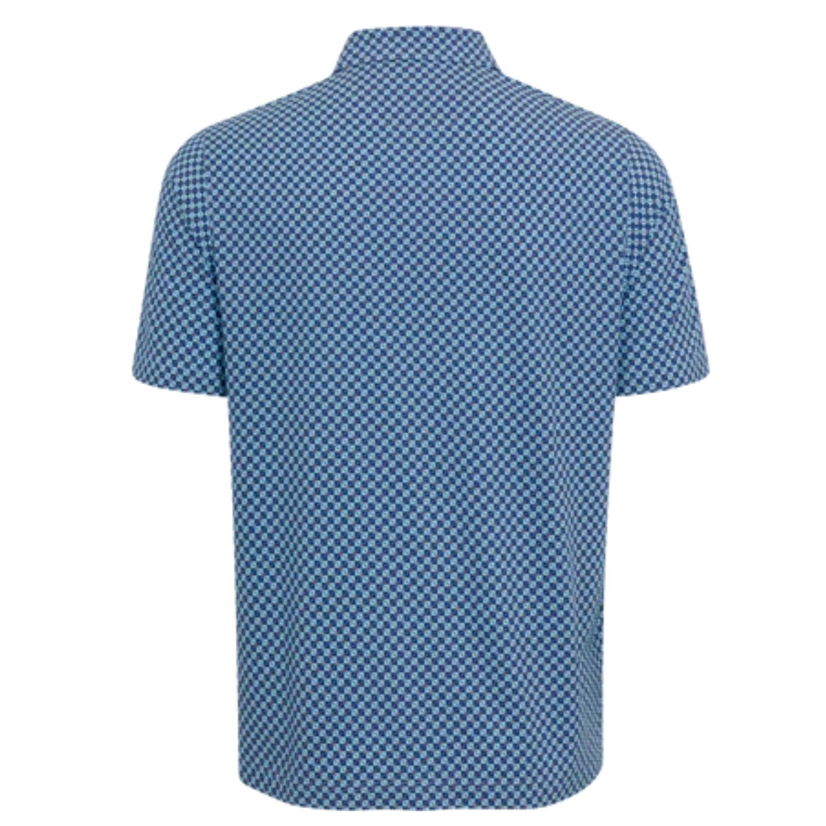 Greg Norman Men's X-lite Checkered Golf Polo Tshirt (US Size)