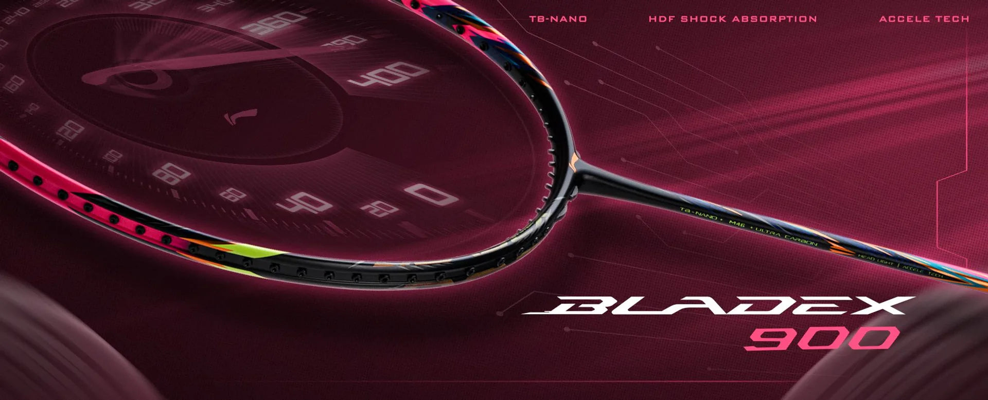 Li-Ning BladeX 900 - 4U Unstrung Badminton Racket