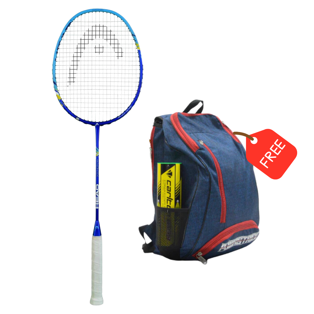 Head Xenon 3.0 Unstrung Badminton Racquet (Blue/Sky Blue)