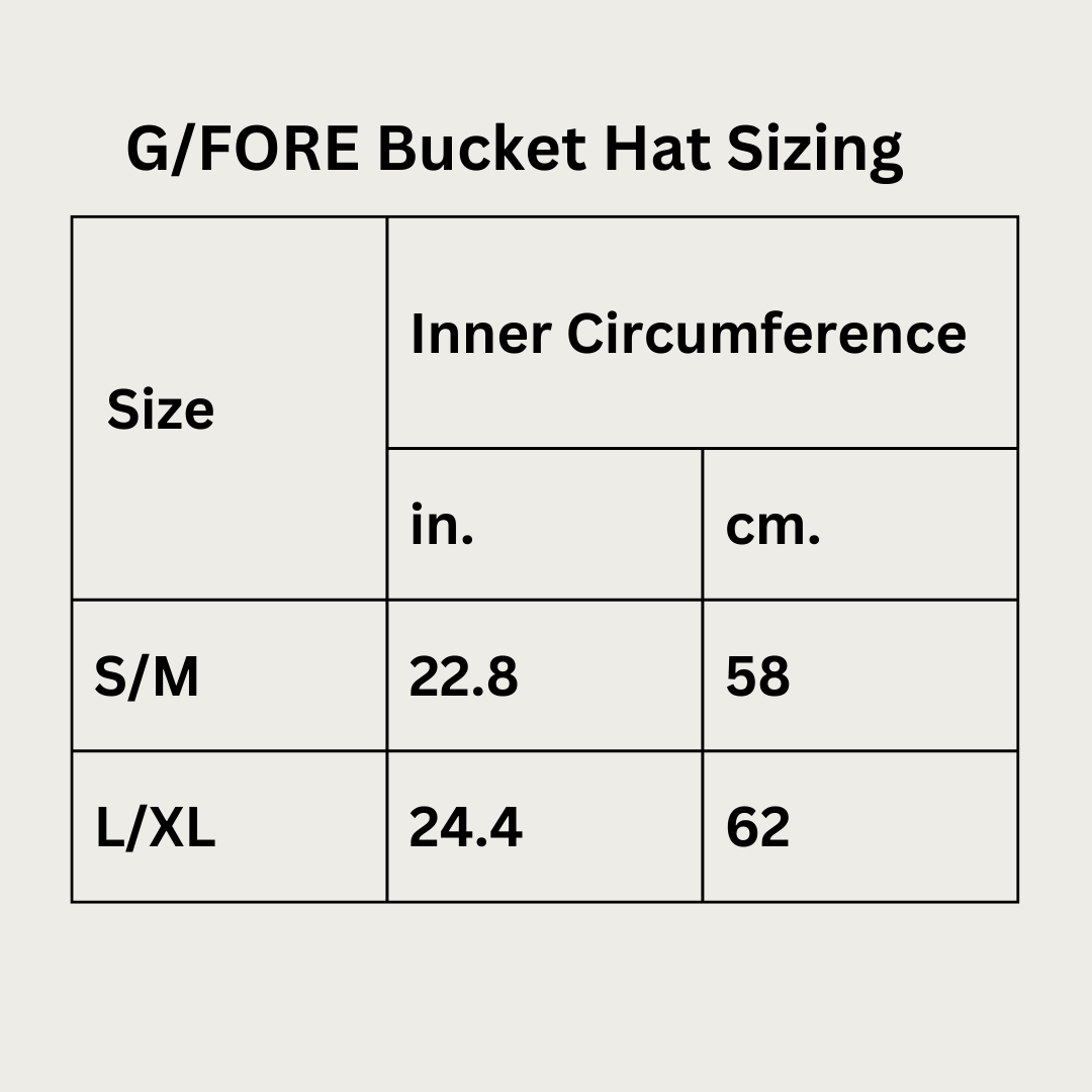 G/FORE Men's Quarter G Bucket Hat