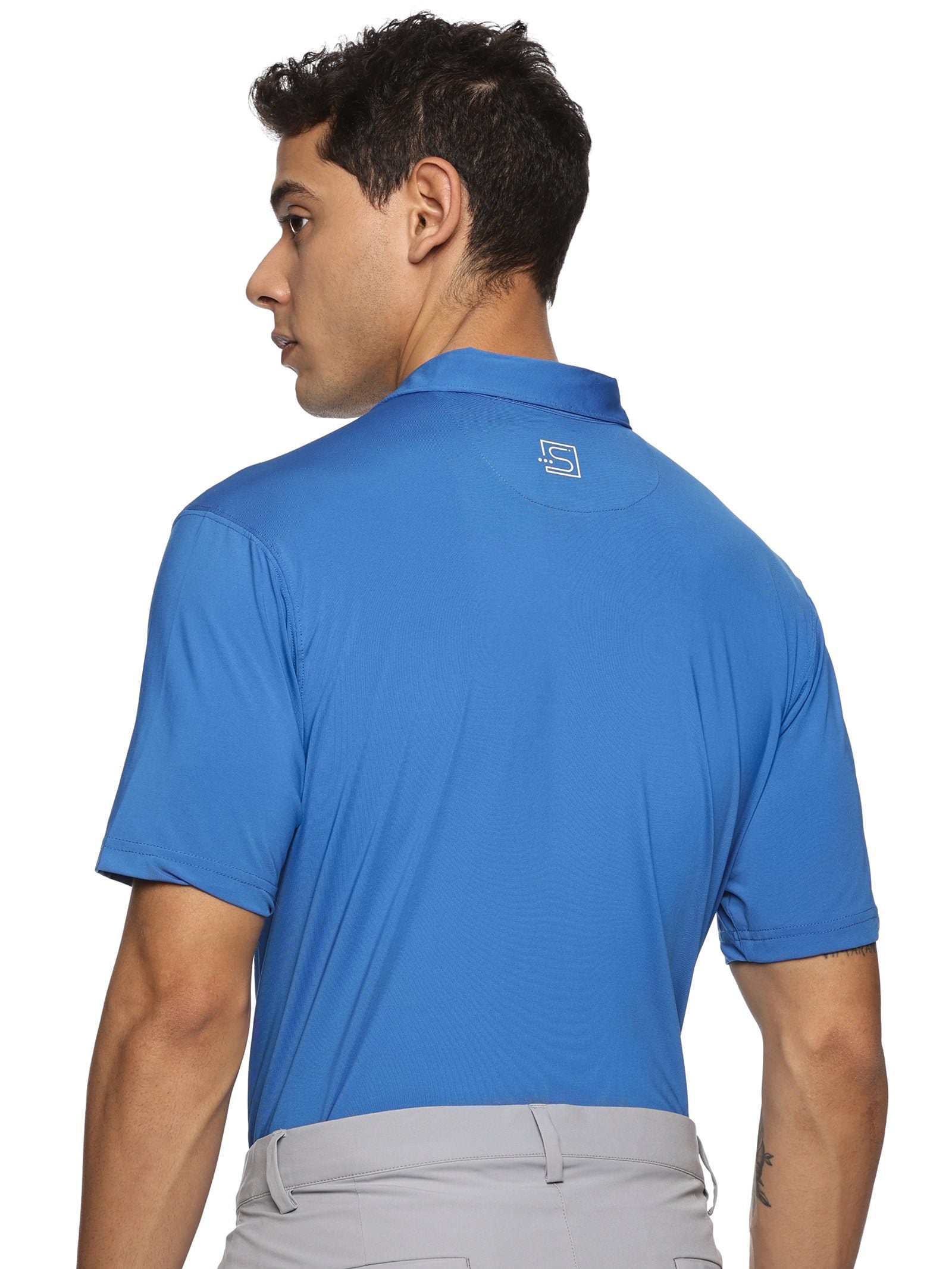 Styzen Mens Blue Golf Polo T- Shirt