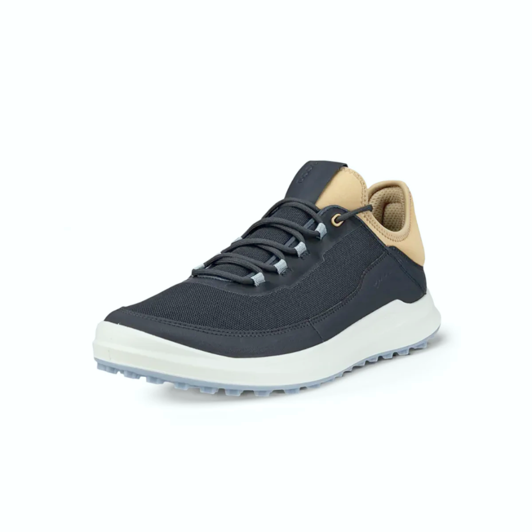 ECCO Men's Golf Core Spikeless Shoes-Navy/White