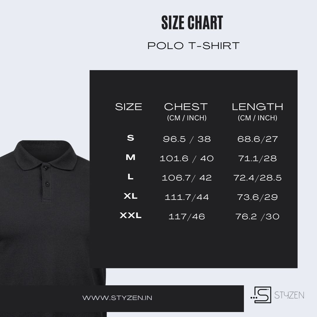 Styzen Mens Melange Golf Polo T- Shirt