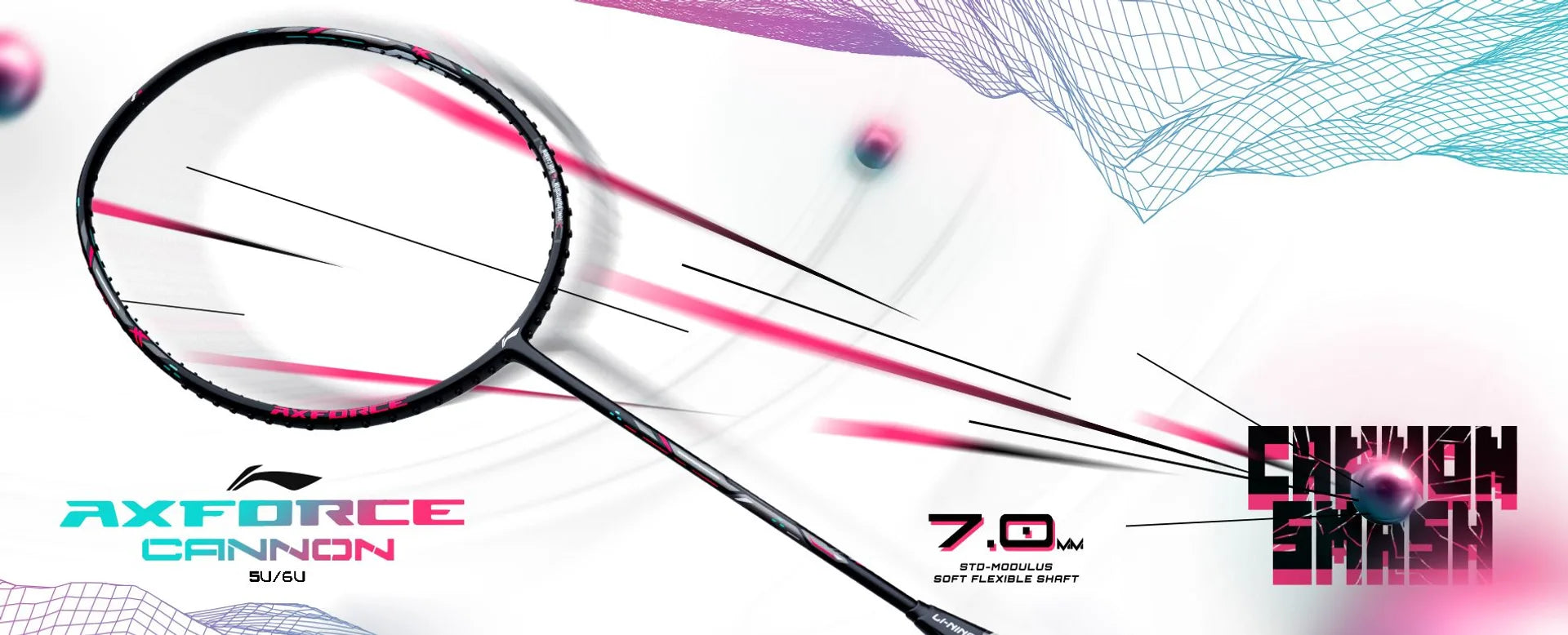 Li-Ning Axforce Cannon - 4U Unstrung Badminton Racket