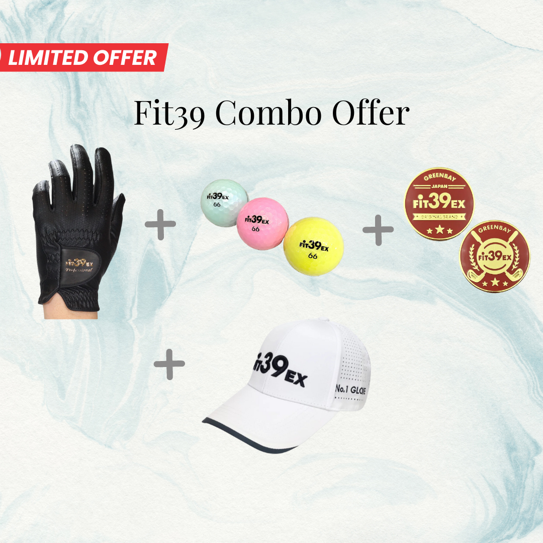 Fit39 Professional Combo Offer 2 (glove+ball+ball marker+cap)