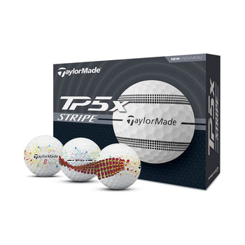 Taylormade TP5x Stripe Firecracker Golf Balls