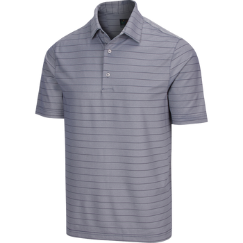 Greg Norman Men's Freedom Micro Stripe Polo T-Shirt