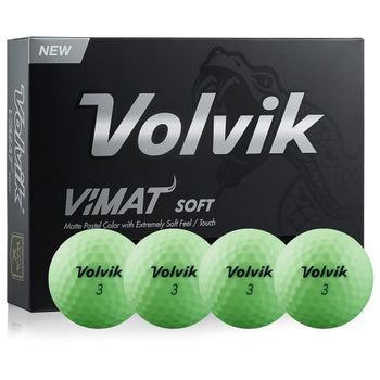 Volvik Vimat Soft Matte Coloured Golf Balls